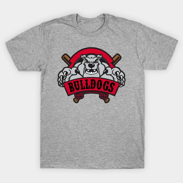 Bulldogs Baseball Logo T-Shirt by DavesTees